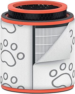 Leitz TruSens - Filtre à Tambour HEPA Spécial Animaux, 3-en-1 (Préfiltre Lavable / Filtre HEPA / Filtre à Charbon), Compatible avec les Purificateurs d'Air Leitz TruSens Z-3000 et Z-3500, 2415131