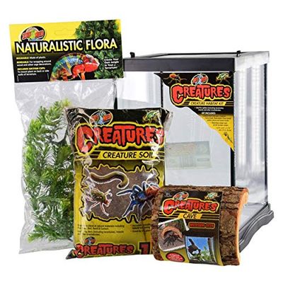 Zoo Med Creatures Kit d'habitat pour Animaux domestiques, araignées, Insectes et Autres invertébrés 21,6 x 27,9 cm