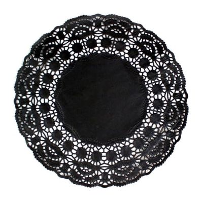 Garcia de Pou runda duiljor, 16,5 cm, papper, svart, 16,5 x 30 x 30 cm