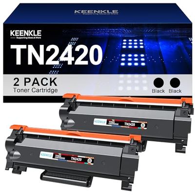 TN2420 TN-2420 Compatible avec Brother TN2420 TN2410 pour Toner Brother MFC L2710DW MFC-L2710DN HL-L2350DW HL-L2375DW DCP-L2530DW MFC-L2730DW HL-L2310D MFC-L2750DW HL-L23775DW 0DN DCP-L. 2510D (2