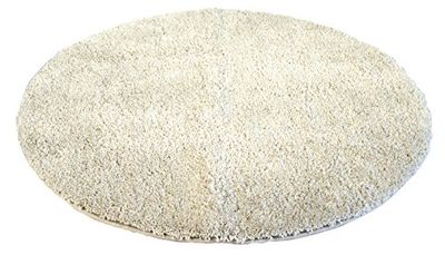 Kinzler J-10083/30 Tapis de Bain Rond en Microfibre Gris 90 cm