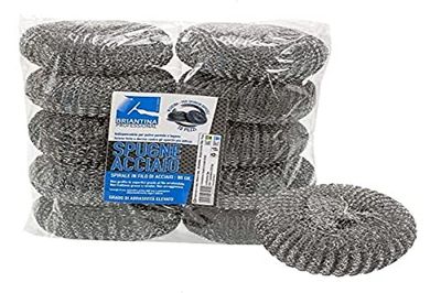 Briantina SPu03569 a gąbka stalowa, 80 g, 10 sztuk
