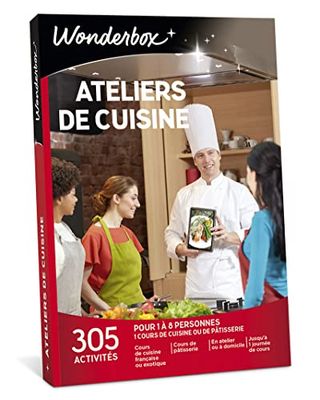 Wonderbox - Coffret Cadeau - Gastronomie - Ateliers De Cuisine - 1 Cours De Cuisine Ou De Pâtisserie