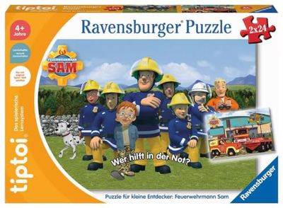 RAV TT Puzzle f.kl.Entd.: Feuerwehrm Sam 00139