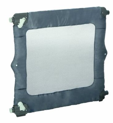 Safety 1st Travel Safety Barrier, porta de escada para viagens, porta de escada de ajuste de pressão, porta infantil também adequada para cães, 6 meses a 2 anos, cinza escuro
