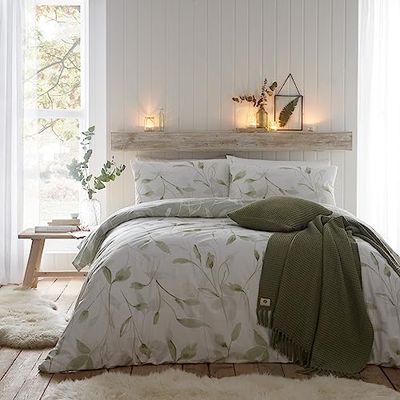 Drift Home – Eliza – miljövänligt påslakanset – super king size-säng i grönt