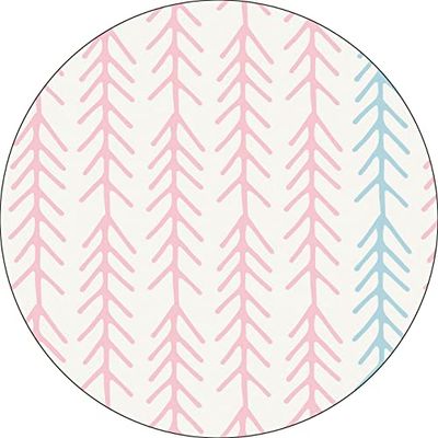 Bonateks, Ronde digitaal bedrukte muismat, antislip onderkant, voor kantoor en thuis, diameter: 22 cm