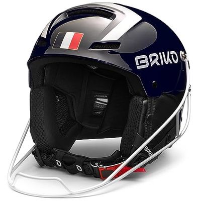 Briko, Helm Shiny Tangaroa voor volwassenen, uniseks, blauw-wit, 56