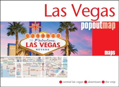 Las Vegas PopOut Map: Pocket size pop up city map of Las Vegas (PopOut Maps)