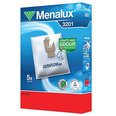 Menalux 3201, 5 Sacchetti per aspirapolvere Nilfisk