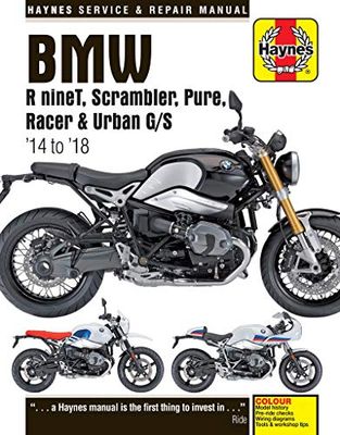 Haynes BMW R ninet, Scrambler, Pure, Racer & Urban G/S '14 to '18: Haynes Service & Repair Manual