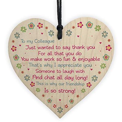RED OCEAN Novelty Colleague Thank You Gift For Friend or Work Colleague Leaving Job Work Gifts For Friend