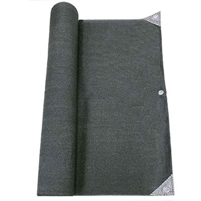 RED DECO Brise vue Ocultant Renforcé Haute Densité 300 gr/m2 qualité Pro - H.1 m x L.10 m - Gris Pantalla de privacidad, Gris