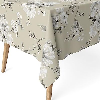 Martina Home Daniela Resin Tablecloth Beige 240 x 140 cm