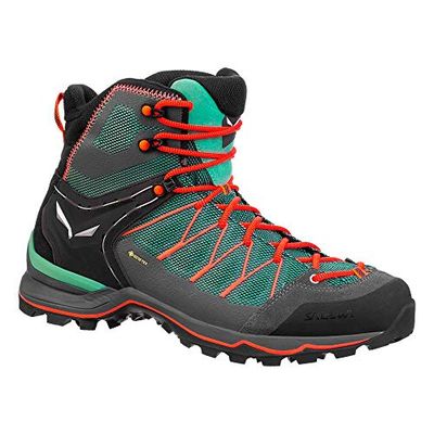 SALEWA, Mountain Trainer Lite Mid Gore-Tex Bottes de Randonnée Femmes, Bleu, 36.5