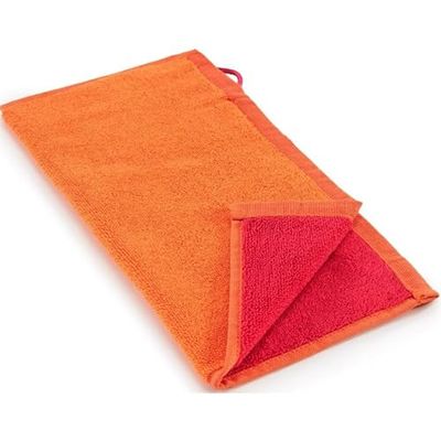 Bassetti New Shades tvålduk av 100% bomull i färgen mandarin O2, mått: 30 x 30 cm – 9327872