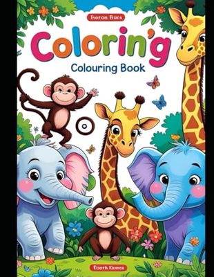 Animal coloring book for toddlers Ages 3to 6
