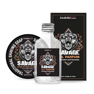 Set Sapone da Barba e Aftershave The Goodfella's Smile (Set Sapone da Barba e Aftershave Savage)