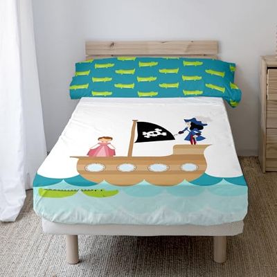 Flying boy Juego de sábanas 2 piezas 180x270 cm (Cama 105)