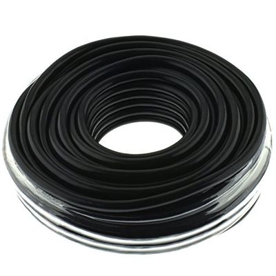 Luidsprekerkabel ROND 2x4,0mm² - zwart - 25m - CCA - PA installatiekabel - audiokabel - luidsprekerkabel