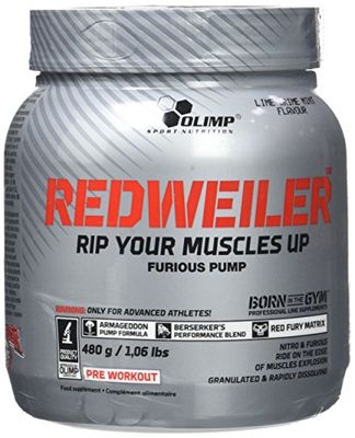 OLIMP SPORT NUTRITION Redweiler Support Musculaire pour Sportif Lime Crime Mint 480 g