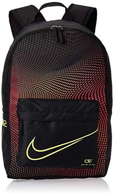 Nike Kinderen Y NK M SERIES BKPK Sportrugzak, Zwart/Totaal Oranje/(Lemon Venom), MISC