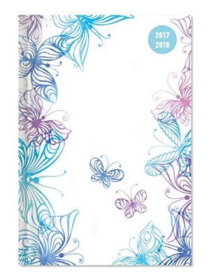 Agenda scolaire Connecetimer « Papillons » 2017/2018 – Semainier – 224 pages – 10 x 15 cm