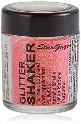 Stargazer Products Glitter strooidoos, pastel koraal, per stuk verpakt (1 x 5 g)