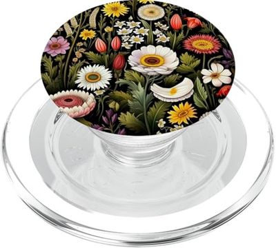 Motivo floreale selvatico PopSockets PopGrip per MagSafe