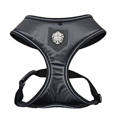 Puppia Arnés Legacy Tamaño Mediano Color, Poliéster, Negro, M