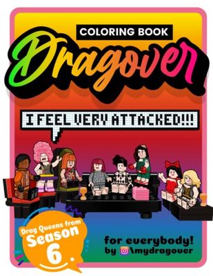 Drag Race Coloring Book Queen: Coloring book of drag queens