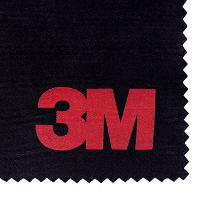 3M MFRTuch polyamidedoek van sterk gecomprimeerde microvezel, wasbaar op 40 °C, zwart (50 stuks)
