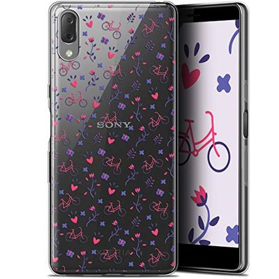 Beschermhoes voor Sony Xperia L3, ultradun, motief: Love Bicycle