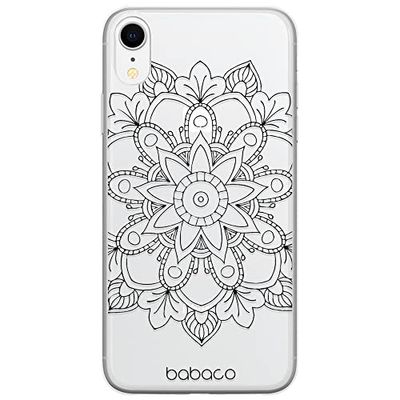ERT GROUP mobiltelefonfodral för Iphone XR originalt och officiellt licensierat Babaco mönster Mandalas 006 optimalt anpassad till formen på mobiltelefonen, gedeeltelijk transparant