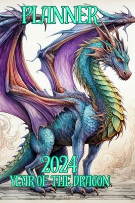 2024 Monthly Planner: Year of the Dragon: Monthly Budget; 6 in x 9 in ; 30 Day Habit Tracker