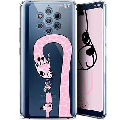 Beschermhoes voor Nokia 9 PureView, ultradun, motief: Summer Giraffe