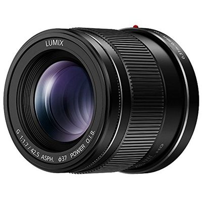 Panasonic Lumix G obiettivo, 42.5 mm, Asph., mirrorless micro Four Thirds, Power Optical i.s., h-hs43 K (USA nero)