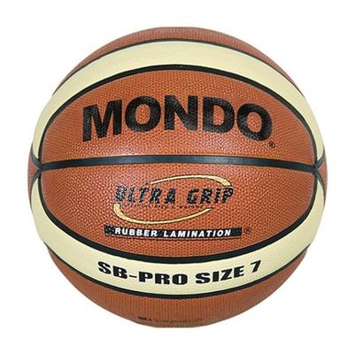 Mondo Sportowa piłka do koszykówki SB PRO 7 - rozmiar 7 do koszykówki - 650 g - kolor brązowy - 13733