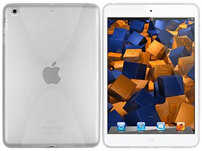 mumbi X-TPU etui kompatybilne z iPad mini 2012 Case Cover, przezroczyste białe