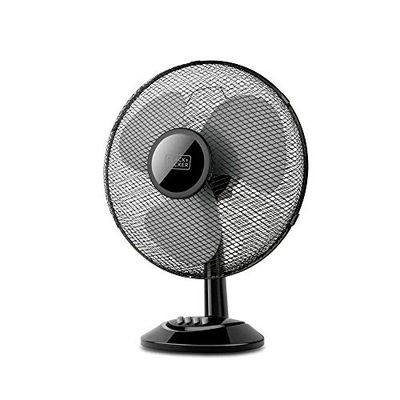 BLACK+DECKER Tafelventilator BXEFD41E, 40W, 3 standen, kunststof, stil, zwart