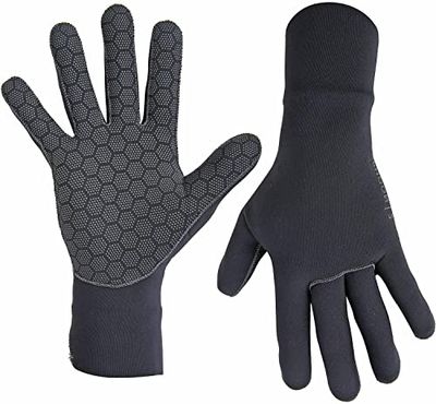 Typhoon Paar handschoenen VENTNOR2, 2 mm, zwart, S unisex volwassenen, Zwart, S
