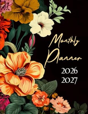 2026-2027 Monthly Planner: Two Year (January 2026 through December 2027) with Holidays and Inspirational Quotes.