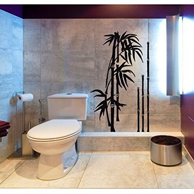 Tatoutex Stickers Branche de Bambou - Bordeau, L 102cm x H 170cm