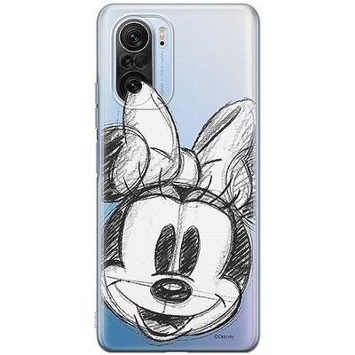 ERT GROUP mobiltelefonfodral för Xiaomi MI 11i/ REDMI K40/K40 PRO/POCO F3/ F3 PRO originalt och officiellt licensierat Disney mönster Minnie 012, gedeeltelijk transparant