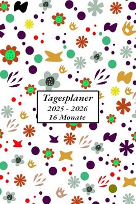 Tagesplaner 2025 2026 a5 1 tag 1 seite 16 monate: September 2025 - Dezember 2026 | Tag mit Zeiteinteilung | Terminkalender | Office Planer | Kalenderbuch