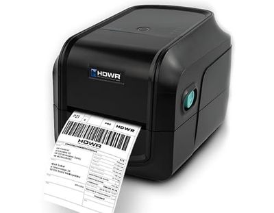 HDWR OPrint-DA200N bordsetikettskrivare, termisk överföring och termotryck, 203 DPI, LAN, USB, ZPL, DPL, TSPL, utskriftshastighet 203 mm/s, utskriftsbredd 104 mm, kompakt för kontor, lager och inz