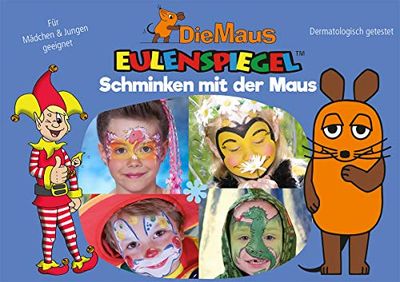 Eulenspiegel 206324 - make-up met de muis, voor ca. 60 maskers, make-up kleuren, carnaval, themafeest