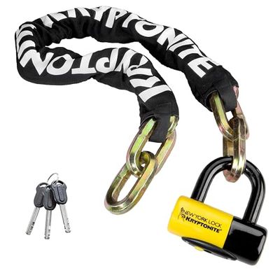 Kryptonite 999485 New York 1410 fietskettinghangslot, 100 cm x 15 mm