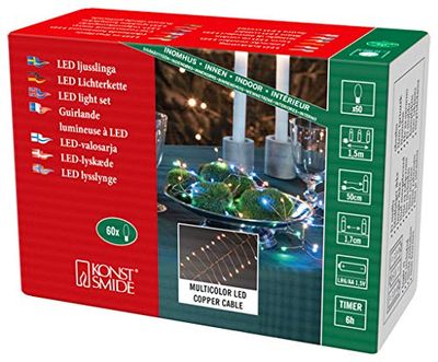 Konstsmide Catena Luminosa a LED Mico, Rame