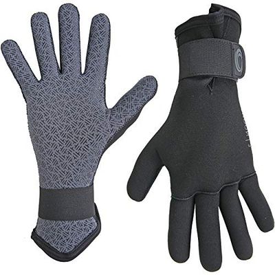 Typhoon Paar handschoenen Klive3, 3 mm, zwart, XL, uniseks, volwassenen